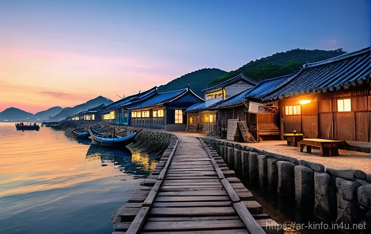 경상도 울산 산업단지 형성 - **Prompt 1: Ulsan's Historical Transformation: From Fishing Village to Industrial Dawn**
    "A capt...